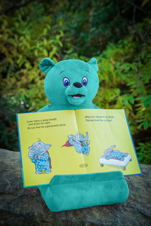Snuggle Book Buddies- Book/iPad/Tablet Holder Pillow For Kids & Toddlers - Simply Sequoia